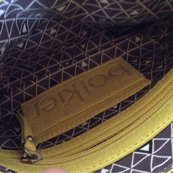 New Botkier Logan Bag Convertible Crossbody/Wristlet in Yellow - Picture 8 of 10